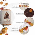 thumbnail image 5 of Shower Curtain 36"W x 72"L Give Thanks Autumn Thanksgiving Turkey Fabric Shower Curtains Set with Hooks Water Repellent Bathroom Curtains Machine Washable Bathroom Accessories, 5 of 6