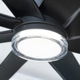 thumbnail image 5 of Parrot Uncle Modern 72" Windmill Black LED Smart Ceiling Fan, Alexa, and App Control, 3-CCT Ceiling Fan, 5 of 12