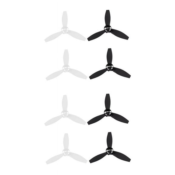 NEW 8 Propellers Props Replacement Parts Blades for Parrot Bebop 2 Drone Black White
