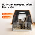 thumbnail image 3 of Extra Large Black Stainless Steel Litter Box With Lid, Leak Proof Design, 3 of 9