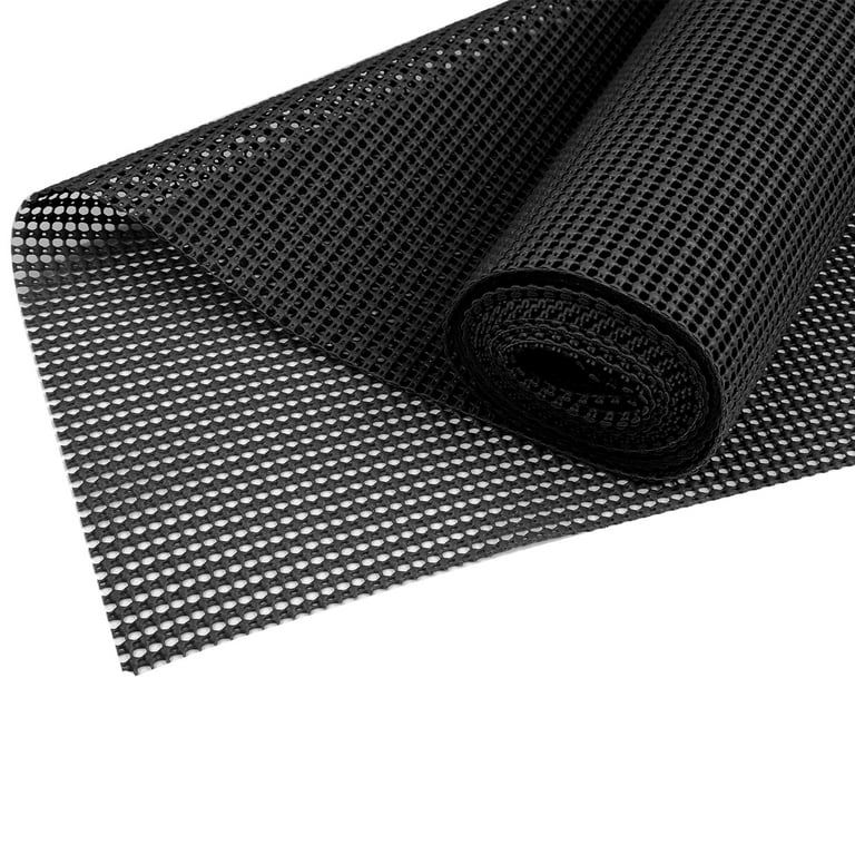Kolox Premium Drawer And Shelf Liner, Non Adhesive, Black 20in. x