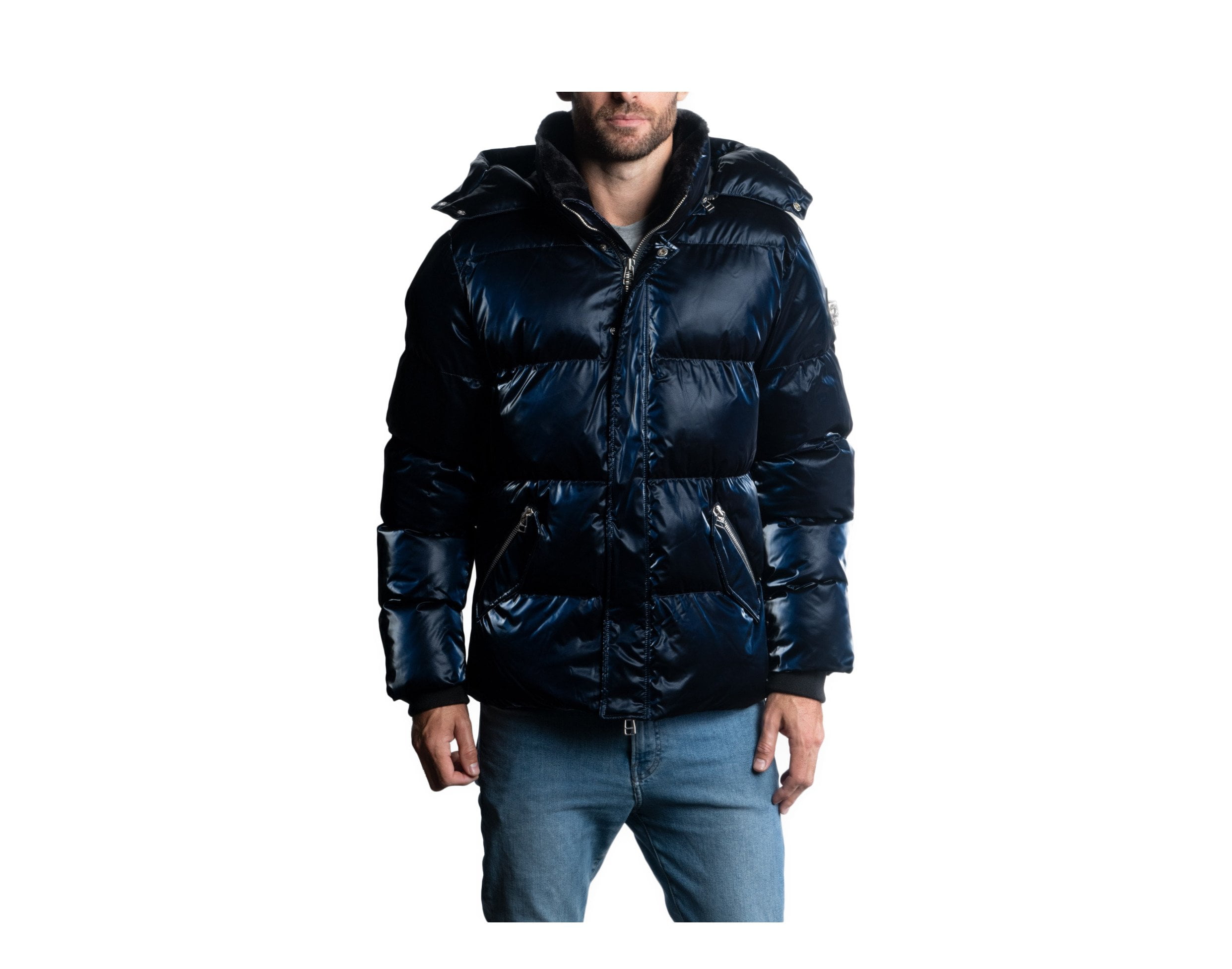 Woodpeckers Woodpecker Bumnester 3/4 Wet Navy Men's Jacket WPM002