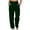Green panst, variant on Rhuody Casual Pants For Womens Wide Leg Pants High Waist Trousers Elastic Waistband Wear Fall Winter Athleisure Bottoms Casual Wear Beige L