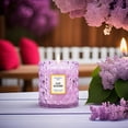 thumbnail image 4 of Chloefu LAN Lilac Blossoms Scented Candle, Highly Floral Fragranced Candles, Natural Soy Wax Candles Gift, Gifts for Women, 55 Hours Long Burning, Home Decorative, 230g, 4 of 7