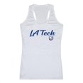 thumbnail image 1 of W Republic 557-419-WHT-02 Louisiana Tech University Script Tank Top for Women, White - Medium, 1 of 1
