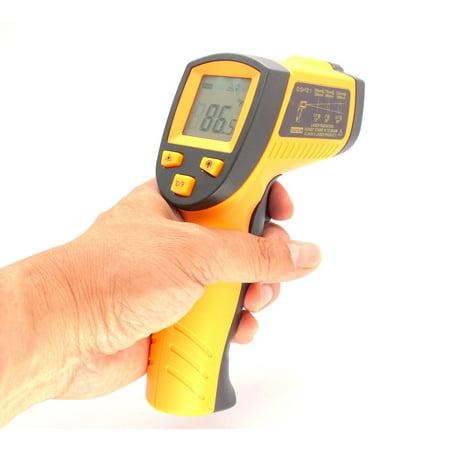 Cybertech Non-Contact Industrial IR Infrared Digital Thermometer Gun with Red Laser