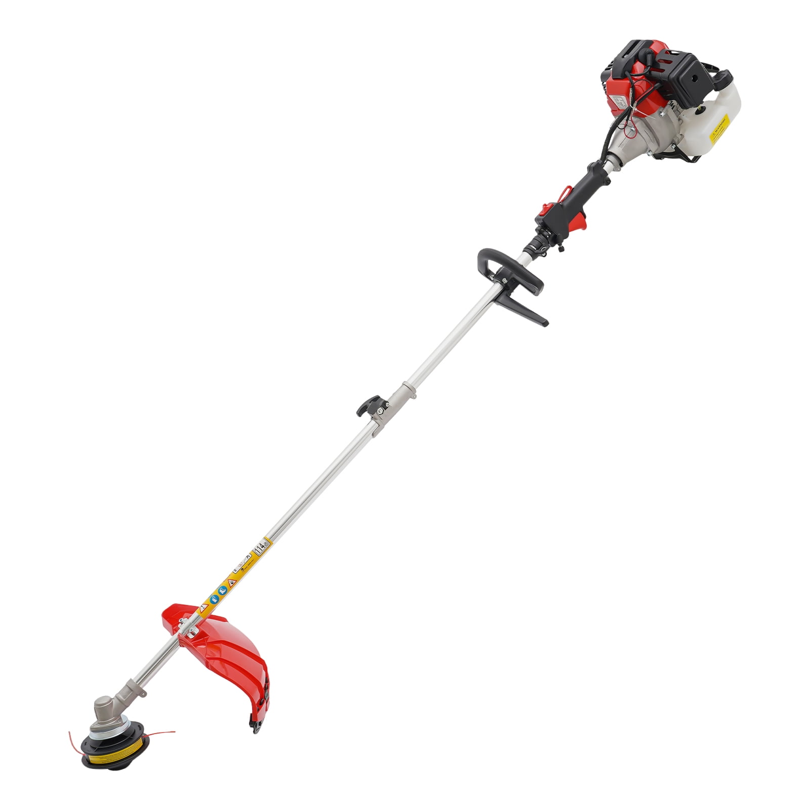 52CC Gas String Trimmer 2-Stroke Brush Cutter Straight Shaft Weed Eater Versatile and Durable Gardening Tool Mower with Diaphragm-type Carburetor Side-Attached Carrying Type