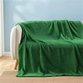 thumbnail image 3 of Super Soft Throw Blanket Emerald Green - Throw (50" x 60"), 3 of 5