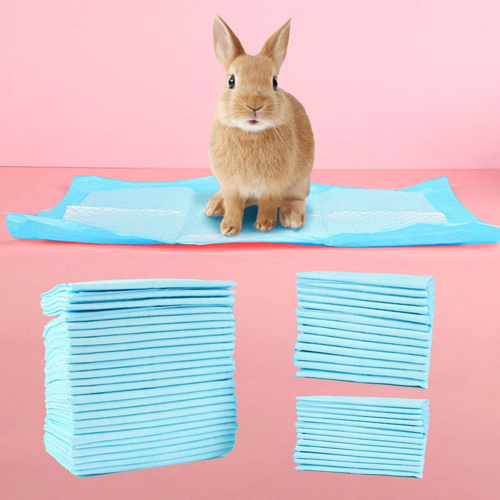 SPRING PARK 40/50/100Pcs Rabbit Puppy Training Nappy Pads Toilet Pee