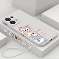 thumbnail image 3 of Funda Huawei Y7A Y9s Y9 2019 Y7P 2020 Y9 primer 2019 Y5P Silicone Three Cute Puppy Phone Case, 3 of 3