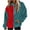 Army Green, variant on Yangnuo Womens Trendy Color Blocked Loose Hoodies 2025 Women's Fashionable Loose Casual Long Sleeved Sweatshirt Hooded Pocket Hoodie Solid Color Top