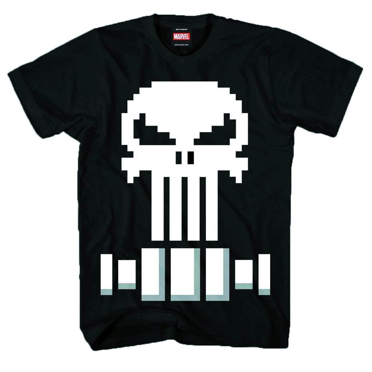 Men's Black Label T-Shirt, Oval #1 Skull Logo, Blue 30293305 