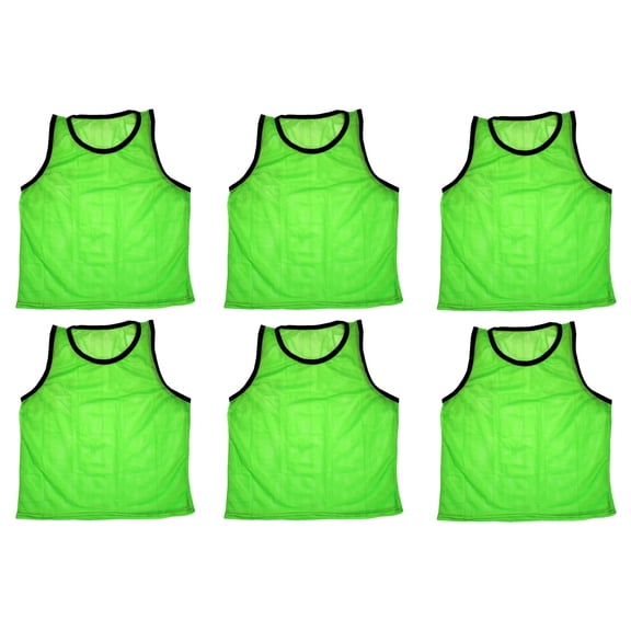 BlueDot Trading Youth Green Activewear Crew Neck Workout Shirt, 6-Pack