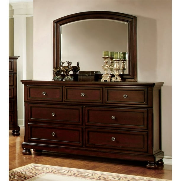 Find the best prices for dresser & landscape mirrors on shop better homes & gardens. furniture of america caiden 7 drawer dresser and mirror set in cherry