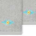thumbnail image 3 of Linum Home Textiles 2-Pieces Tropical Fish Turkish Cotton Washcloths, 13" x 13", Gray, 3 of 3