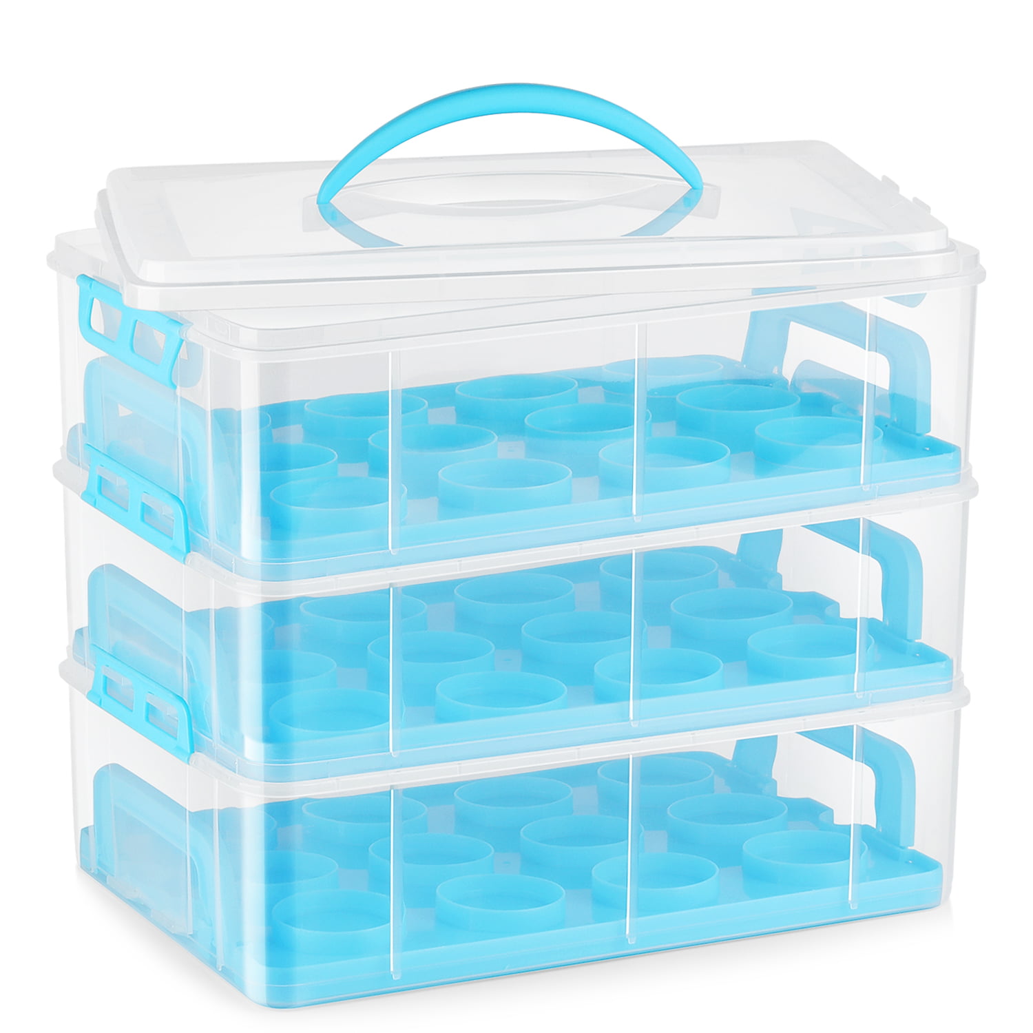 Silvermark Inflate And Take Cupcake Carrier - 24 Slot : Target