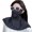 Black, variant on yatuiex Ice‑Silk Polyester Sun Protection Face Neck Guard, Lightweight Breathable Quick‑Dry Semi‑Covered UV Protection Face Cover for Cycling Beach Travel Black One Size