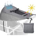 thumbnail image 1 of pare-soleil Pour Poussette Bb (gris), Universel Avec Housse De Protection Uv, Impermable Et Anti-pluie, Pare-soleil Pour Poussette, 1 of 5
