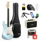 thumbnail image 1 of Donner DST-152R Guitarra eléctrica, kit de guitarra eléctrica para principiantes de 39", pastilla HSS con bobina dividida, juego de iniciación de guitarra con amplificador, bolsa, todos los accesorios, 1 of 5