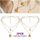 thumbnail image 1 of Hueco Círculo Collares Doble Capa Gargantillas, 1 of 8