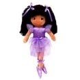 thumbnail image 2 of girlzndollz Elana Sparkle Ballerina Doll with Purse Purple/Brown, 2 of 2