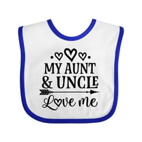 Inktastic My Aunt and Uncle Love Me Niece Boys or Girls Baby Bib