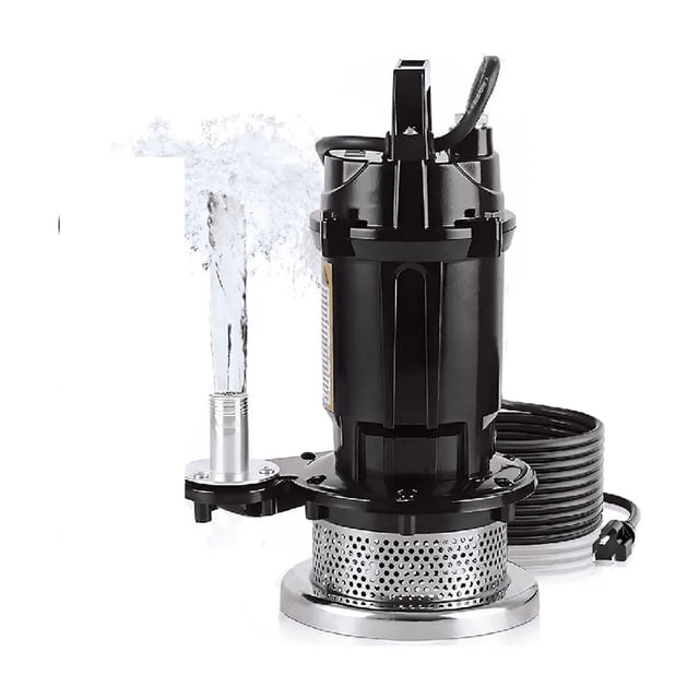 Bomba Sumergible Metálica 1/2 Hp Para Agua Limpia/sucia 110v negro