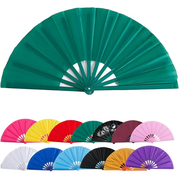 Tingzi Large Clacking Fans for Line Dancing, Clack Fans for Line Dancing, Snap, for Popping Fan, Foldable Line Dance