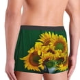 thumbnail image 3 of Goofa Sunflowers in Bucket Printed Men's Boxer Briefs Underwear, Moisture-Wicking Underwear, Trunk,Soft and Breathable Cotton Underwear-Large, 3 of 9