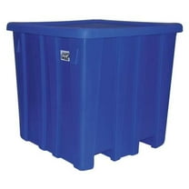 Ship Shape Bulk Container, 45 in L, 45 in W, Blue P333-ROY