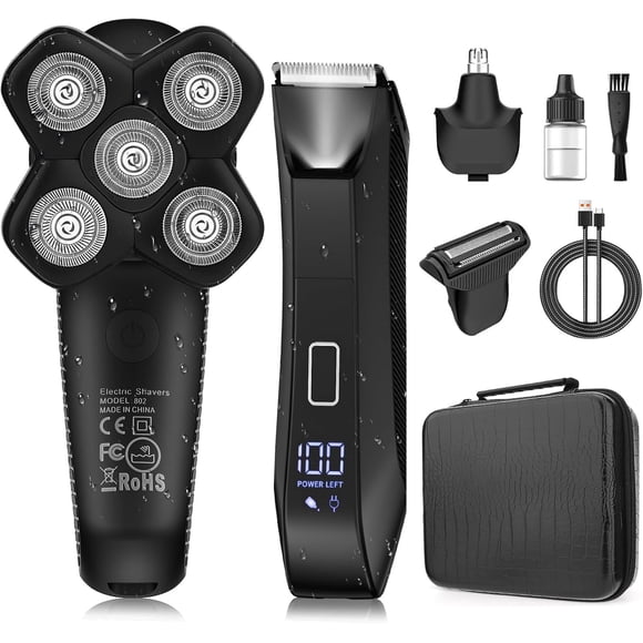 Recortadora corporal y esférica Suttik Manscape para hombre IPX7 a prueba de agua