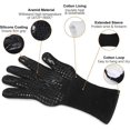 thumbnail image 5 of Guante para barbacoa, guantes universales para horno resistentes al calor hasta 800c, guantes antideslizantes resistentes al calor para horno, guantes para barbacoa, parrilla, horno, cocina y chi, 5 of 5