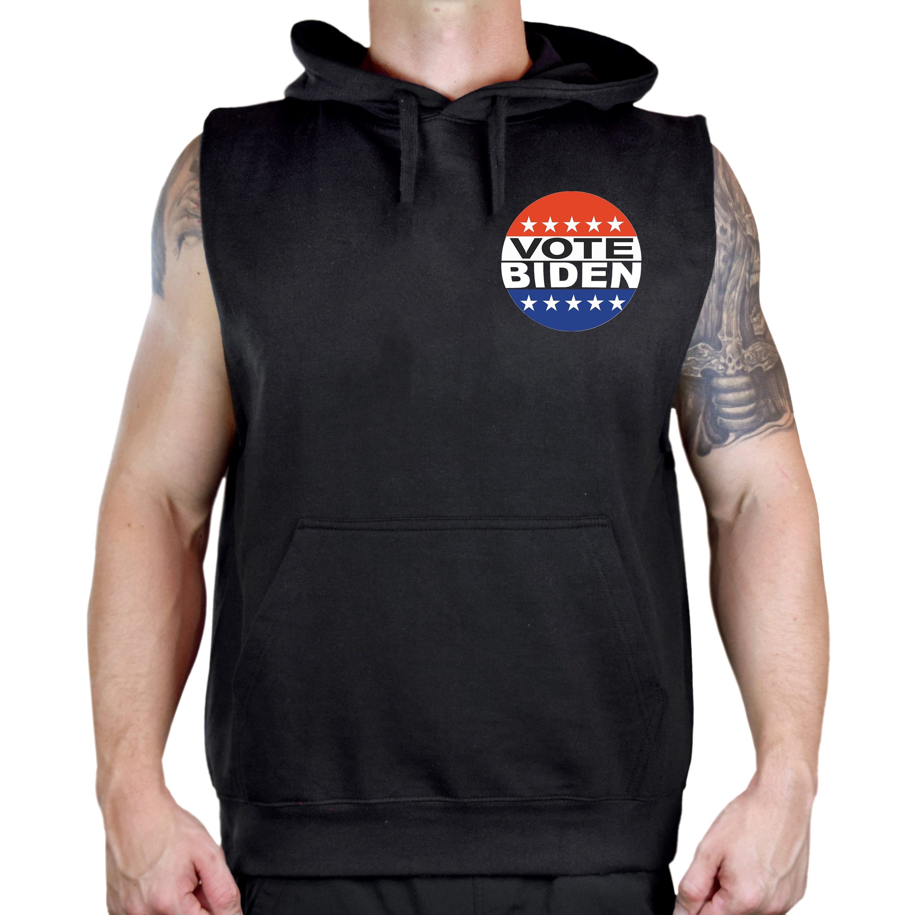 sleeveless vest hoodie