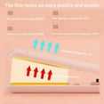 thumbnail image 2 of Mini Dual-Purpose Curling Iron, Cozy Home Curling Iron, Regulatem Ceramic Mini Hair Curler, 2-in-1 Portable Curling Wand and Flat Iron, USB Mini Dual Curling Iron, 2 of 7