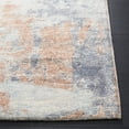 thumbnail image 3 of SAFAVIEH Restoration Vintage Janae Abstract Runner Rug, Blue/Brown, 2'3" x 8', 3 of 8