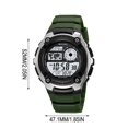 thumbnail image 3 of Rewenti Digital Watch with Luminous Multi-Functional Outdoor Alarm Watch Unisex Student Sports Watch for Running Countdown, 3 of 6