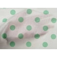 thumbnail image 4 of oneOone Cotton Poplin Mint Green Fabric Polka Dots Dots Sewing Material Print Fabric By The Yard 56 Inch Wide, 4 of 4