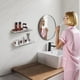 thumbnail image 2 of Juego de 2 Estante de Almacenamiento para Ducha, Repisas de Baño Acrílicas Transparentes sin Taladro, Estantes Adhesivos de Pared, Organizador para Champú y Cosméticos, 2 of 4