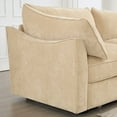 thumbnail image 3 of L-Shaped 4-Seater Sectional Sofa with Storage - Chenille, Modern, Living Room, 3 of 21