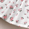 thumbnail image 7 of xfsWaSs Baby Girl clothes Summer Floral Dress Bowknot Sleeveless Ruffle Sundress With Hat Cute Infant Dresses Toddler Beach Outfit 12-18 Months, 7 of 7