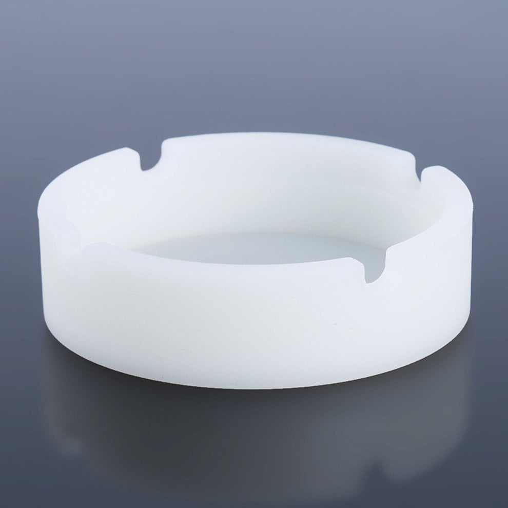 Luminous Silicone Gel Ashtray Light Circular Ashtray New Fluorescent