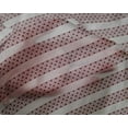 thumbnail image 4 of oneOone Silk Tabby Maroon Fabric Stripe & Chevron Geometric Dress Material Fabric Print Fabric By The Yard 42 Inch Wide, 4 of 4
