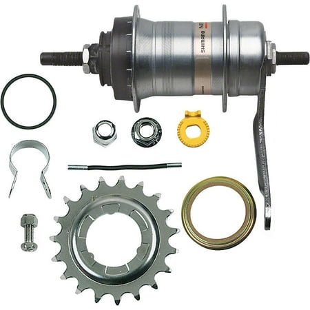 Shimano Coaster Brake Shimano Nexus SG-3C41 3-Speed Internally Geared Coaster Brake 36h Rear Hub Kit, Small Parts Included ()