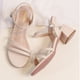 thumbnail image 4 of Sandalias de tacón grueso de bloque bajo con puntera abierta y correa de tobillo para mujer, 4 of 8