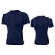 thumbnail image 4 of pstuiky Camisa de manga corta para hombre, Camisa deportiva de color liso con mangas raglán cortas y cuello redondo para hombre camisas casuales para hombre m, 4 of 5