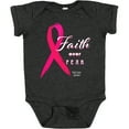 thumbnail image 3 of Inktastic Faith Over Fear Breast Cancer Awareness with Pink Ribbon Boys or Girls Baby Bodysuit, 3 of 5