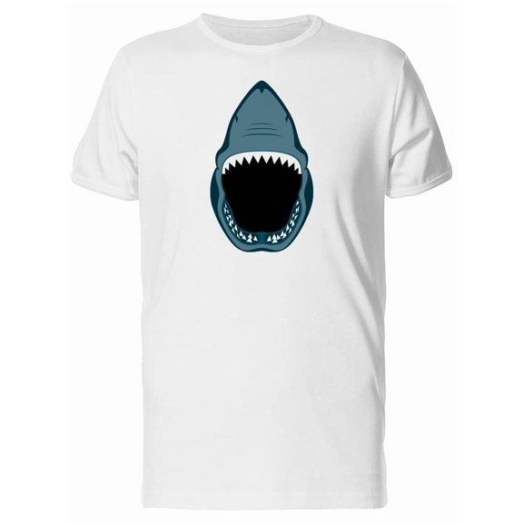 Illustration Of A Shark Jaw Tee Men's -Image by Shutterstock