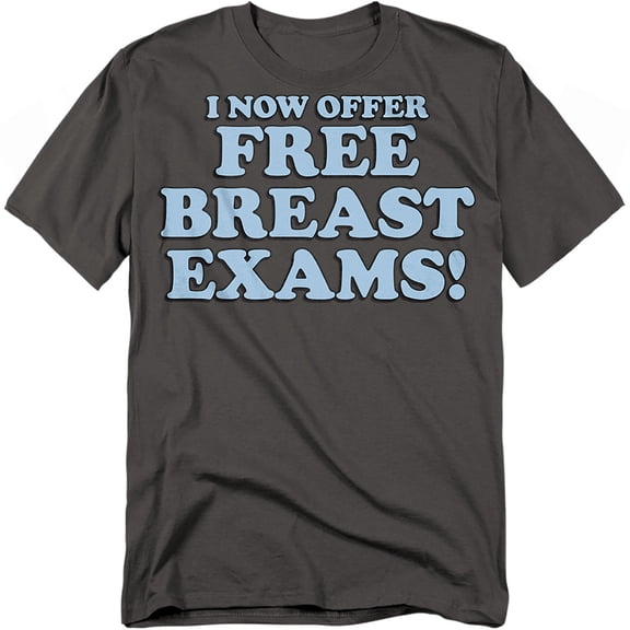 Free Breast Exams T-Shirt Unisex Graphic Tee For Men & Women