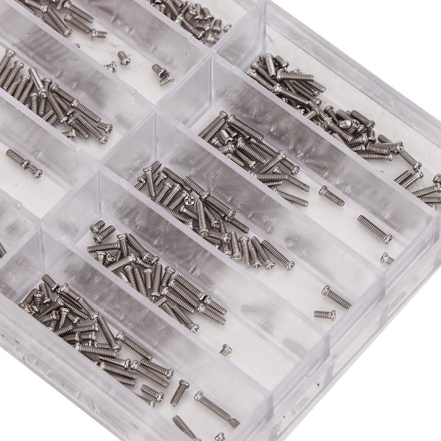 Kit De Reparación De Relojes De Tornillo Cruzado De Tamaño Pequeño De Acero Inoxidable Para Varios Usos