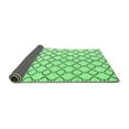 thumbnail image 2 of Ahgly Company Indoor Round Trellis Emerald Green Contemporary Area Rugs, 8' Round, 2 of 4